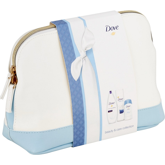 Dove Original vyživujúci krémový sprchový gél 250 ml + telové mlieko 250 ml + antiperspirant dezodorant stick 40 ml, kozmetická sada