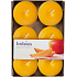Bolsius Aromatic Maxi Exotic Mango s vôňou manga vonné čajové sviečky 6 kusov, doba horenia 8 hodín