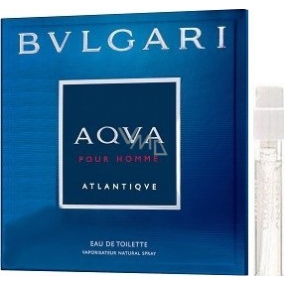 Bvlgari Aqva pour Homme Atlantiqve toaletná voda pre mužov 1,5 ml s rozprašovačom, vialka