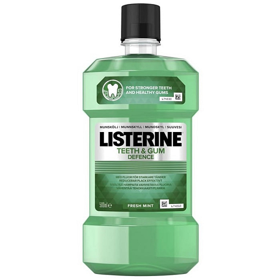 Listerine Teeth & Gum Defence Freshmint antiseptická ústna voda 500 ml