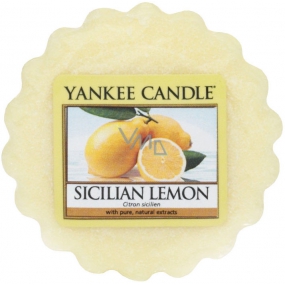 Yankee Candle Sicilian Lemon - Sicílsky citrón vonný vosk do aromalampy 22 g