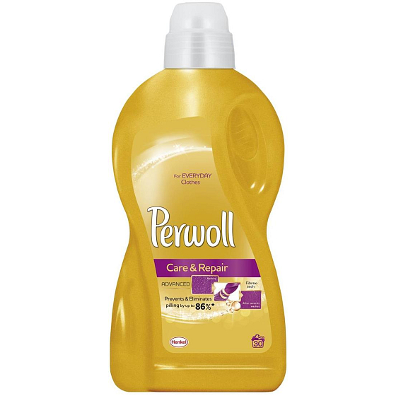 Perwoll Care & Repair prací gél obnovuje vlákna, bráni žmolkovaniu 45 dávok 2,7 l