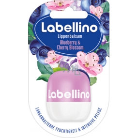 Labello Labellino Blueberry & Cherry Blossom ošetrujúce balzam na pery 7 g