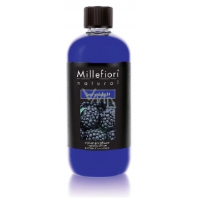 Millefiori Milano Natural Berry Delight - Ovocné potešenie Náplň difuzéra pre vonná steblá 500 ml