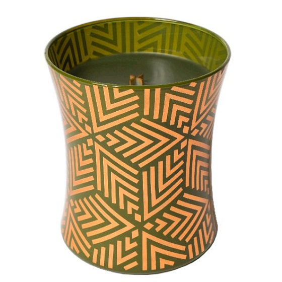 Woodwick Frasier Fir - Fraserova jedľa vonná sviečka s dreveným knôtom a viečkom sklo stredné 275 g Holiday limited 2018