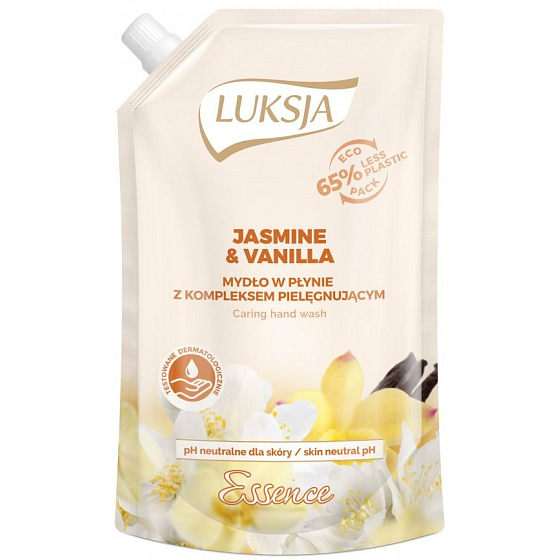 Luksja Essence Jazmín & vanilka tekuté mydlo náhradná náplň 400 ml