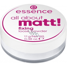 Essence All About Matt! Fixing Loose Powder sypký púder 11 g