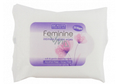 Beauty Formulas Feminine vlhčené obrúsky na intímnu hygienu 20 kusov