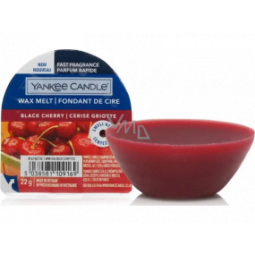 Yankee Candle Black Cherry - Zrelé čerešne vonný vosk do aromalampy 22 g