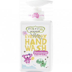 Jack N Jill BIO Sweetness Sladkosť tekuté mydlo na ruky pre deti dávkovač 300 ml