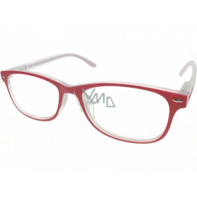 Berkeley dioptrické okuliare na čítanie +2,5 plastové červené 1 kus MC2136