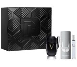 Paco Rabanne Invictus Victory parfumovaná voda 100 ml + dezodorant v spreji 150 ml + toaletná voda 10 ml miniatúra, darčeková súprava pre mužov