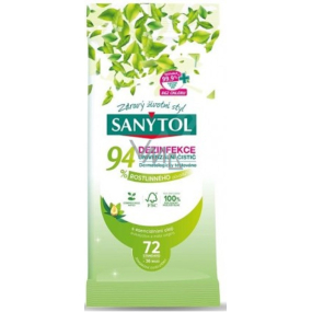 Sanytol 94% dezinfekčné utierky rastlinného pôvodu 72 ks