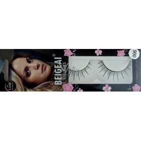 EyelaShes Umelé riasy s lepidlom 006 Black 1 pár