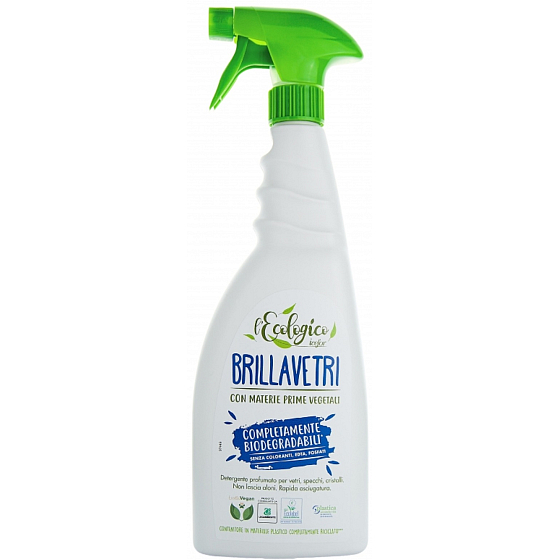 Icefor L´ecologico Brillavetri ekologický čistič na sklo, okná, zrkadlá a tvrdé povrchy 750 ml