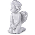 Emocio Biely sadrový anjel 62 x 105 mm 1 kus