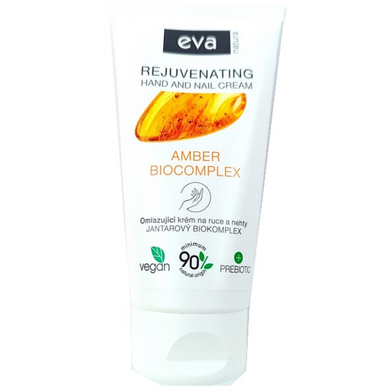 Eva Natura Amber Biocomplex omladzujúci krém na ruky a nechty s jantárovým biokomplexom 75 ml