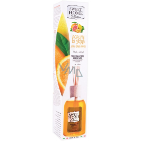 Sladký domov Citrusový aróma difuzér s vonnými tyčinkami 100 ml