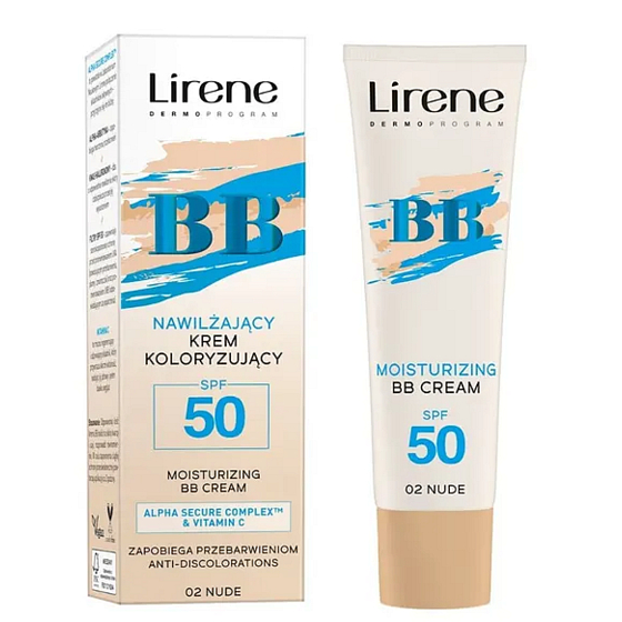 Lirene BB krém SPF50 Skin Balancing Cream 02 Nude 30 ml