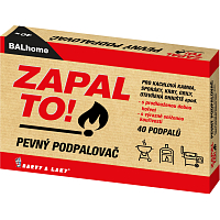 BALhome Zapal To, pevný podpalovač, 40 podpalov