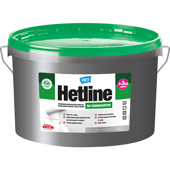 Het Hetline farba na sadrokartón, 15 + 3 kg