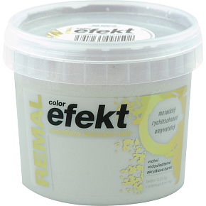REMAL Color Efekt umývateľná dekoračná farba, 0910 strieborná perleť, 250 g