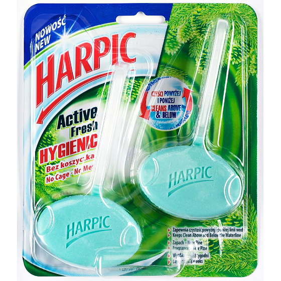 Harpic Vôňa lesa Wc blok hygienický záves 2 x 40 g