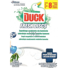 Duck Fresh Discs Active Eucalyptus WC gél pre hygienickú čistotu a sviežosť toalety 36 ml