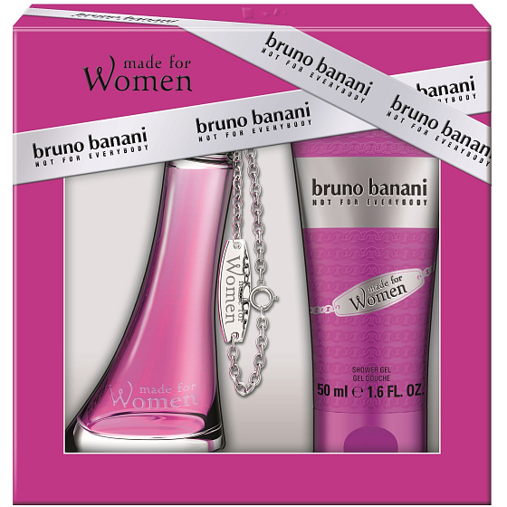 Bruno Banani Made toaletná voda pre ženy 20 ml + sprchový gél 50 ml, darčeková sada