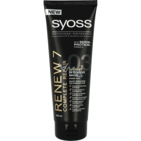 Syoss Renew 7 Complete Repair okamžitá regeneračná maska pre poškodené vlasy 250 ml