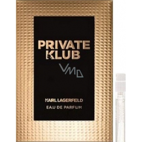 Karl Lagerfeld Private Klub toaletná voda 2 ml s rozprašovačom, vialka