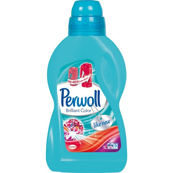 Perwoll Brilliant Color tekutý prací gél na farebné prádlo 1 l