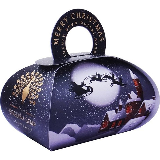 English Soap Veselé Vianoce Zimné prírodné parfumované mydlo s bambuckým maslom 260 g