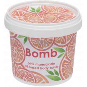 Bomb Cosmetics Ružová marmeláda Prírodné sprchový telový peeling 365 ml