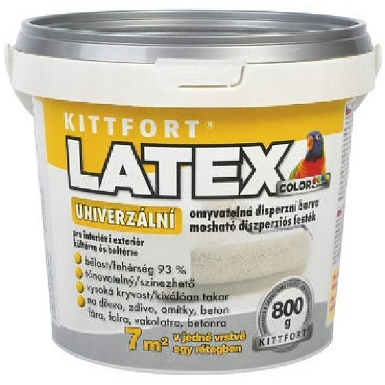 Het Latex Univerzálna biela latexová farba 800 g