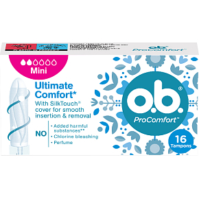 O.B. ProComfort Mini tampóny, 16 ks