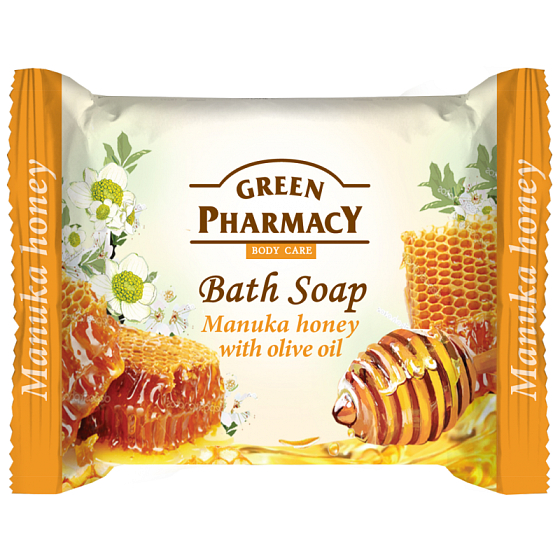 Green Pharmacy Manuka a Med a Olivový olej toaletné mydlo 100 g