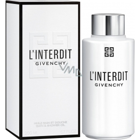 Givenchy L Interdit kúpeľový a sprchový olej pre ženy 200 ml