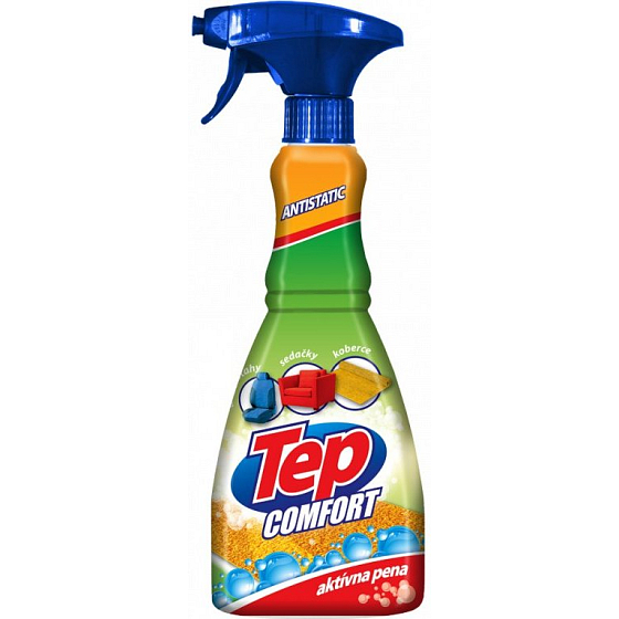 Tep Comfort penivý čistič kobercov a čalúnených súprav s antistatickou prísadou rozprašovač 500 ml