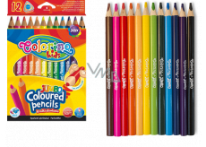 Colorino Pastelky Jumbo, trojhranné 12 farieb