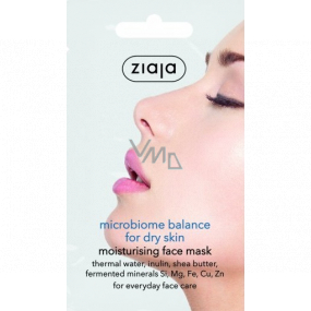 Ziaja Mikrobiome Balance zvlhčujúci pleťová maska pre suchú pleť 7 ml
