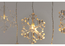 Emos Osvetlenie vianočné Vločky záves 0,84 cm, 8 LED + 5 m prívodný kábel, teplá biela