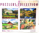 EP Line Puzzle Collection 4 x 1000 dielikov, odporúčaný vek 9+