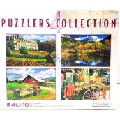 EP Line Puzzle Collection 4 x 1000 dielikov, odporúčaný vek 9+