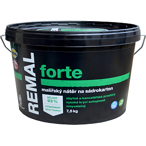 REMAL Forte umývateľná farba na sadrokartón, 7,5 kg