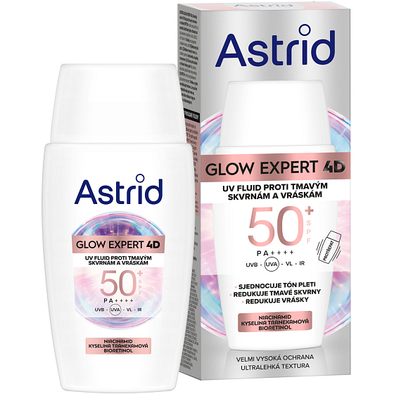 Astrid Glow Expert denný fluid proti vráskam 50 ml