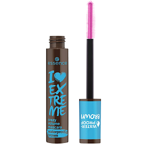 Essence riasenka I LOVE EXTREME CRAZY volume vodoodolná 01 hnedá 12 ml