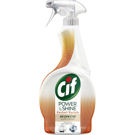 Cif Power & Shine Kuchyň tekutý čistiaci prípravok 500 ml rozprašovač