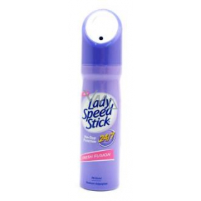 Lady Speed Stick 24/7 Fresh Fusion antiperspirant dezodorant sprej pre ženy 150 ml