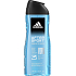 Adidas After Sport 3v1 sprchový gel na telo, vlasy a pleť pre mužov 400 ml